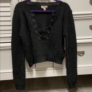 Contemporary Knitted Sweater Top